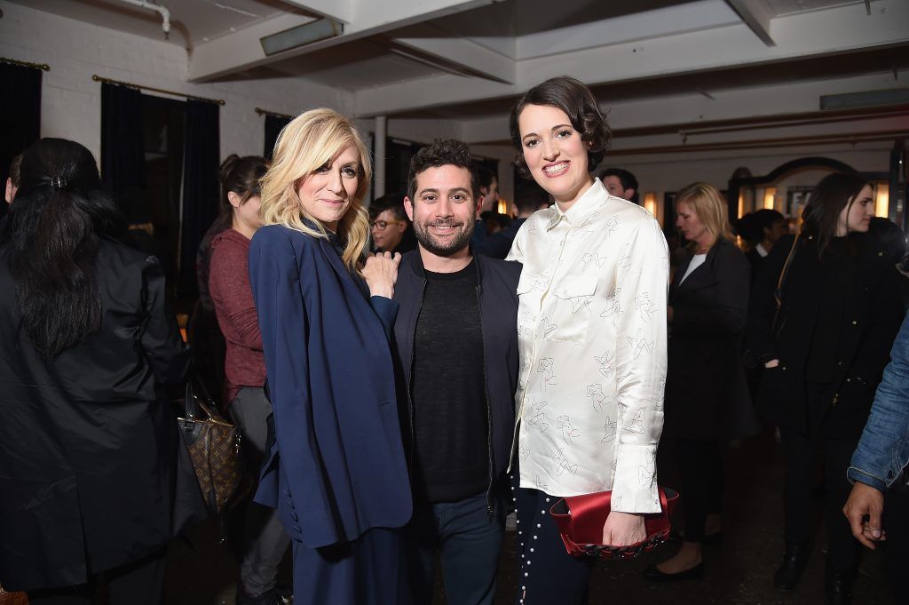 Actress Judith Light, Joe Lewis and actor and creator Phoebe Waller-Bridge attend the FLEABAG Emmy For Your Consideration Event held at The Metrograph theater on May 8, 2017 in New York City.  (Photo by Michael Loccisano/Getty Images for Amazon Studios)