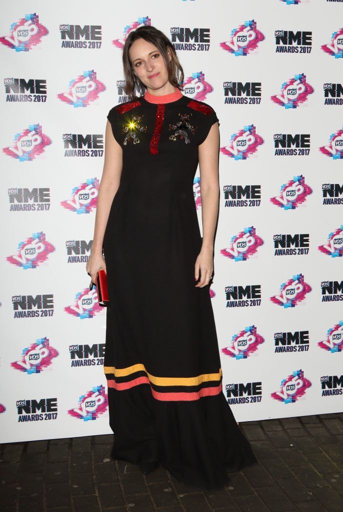 Phoebe Waller-Bridge at the VO5 NME Awards 2017 at O2 Academy Brixton, London. (Photo by WENN.com)
