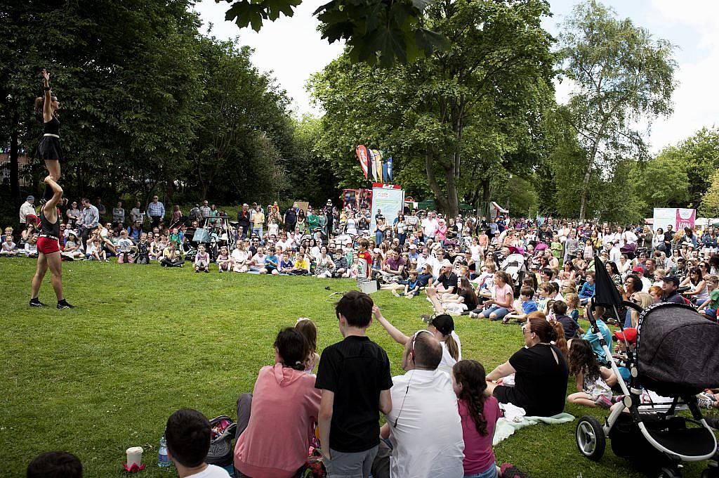 Pictured at Laya Healthcare's City Spectacular, Ireland's biggest free summer festival, in Dublin's Merrion Square. The festival took place from July 7th-9th. Photo by Evion Media