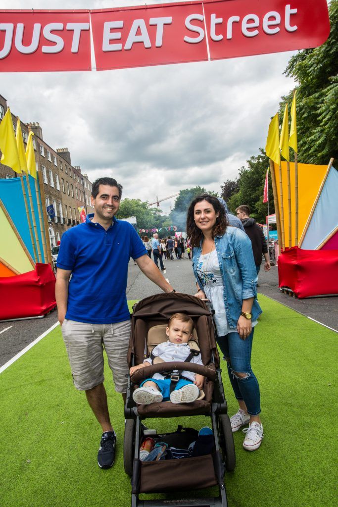 The Perez Family at the Just Eat Street at City Spectacular in Merrion Square. Photo by Allenkielyphotography.com