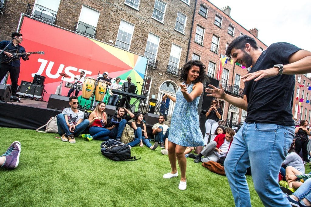 The Just Eat Street at City Spectacular in Merrion Square. Photo by Allenkielyphotography.com