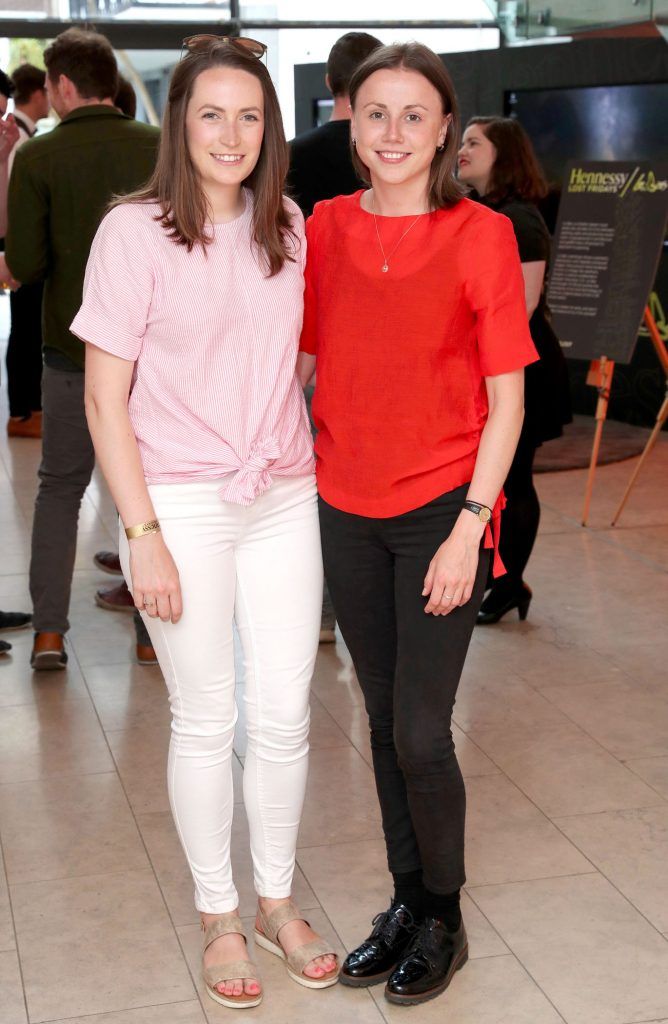 Gillian O'Connell and Aoibhin Egan at the RHA Hennessy Lost Friday (7th July), a night showcasing Ireland's most cutting edge and dynamic artists, musicians, and creatives. Pic: Marc O'Sullivan