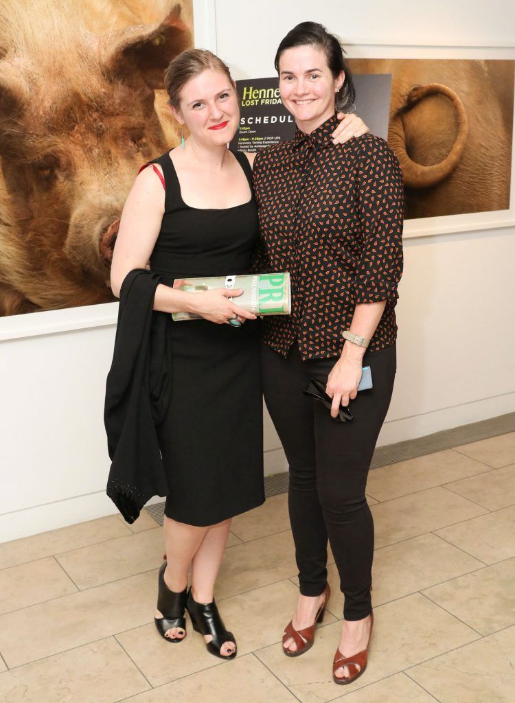 Katrina Enros and Teresa Patton at the RHA Hennessy Lost Friday (7th July), a night showcasing Ireland's most cutting edge and dynamic artists, musicians, and creatives. Pic: Marc O'Sullivan