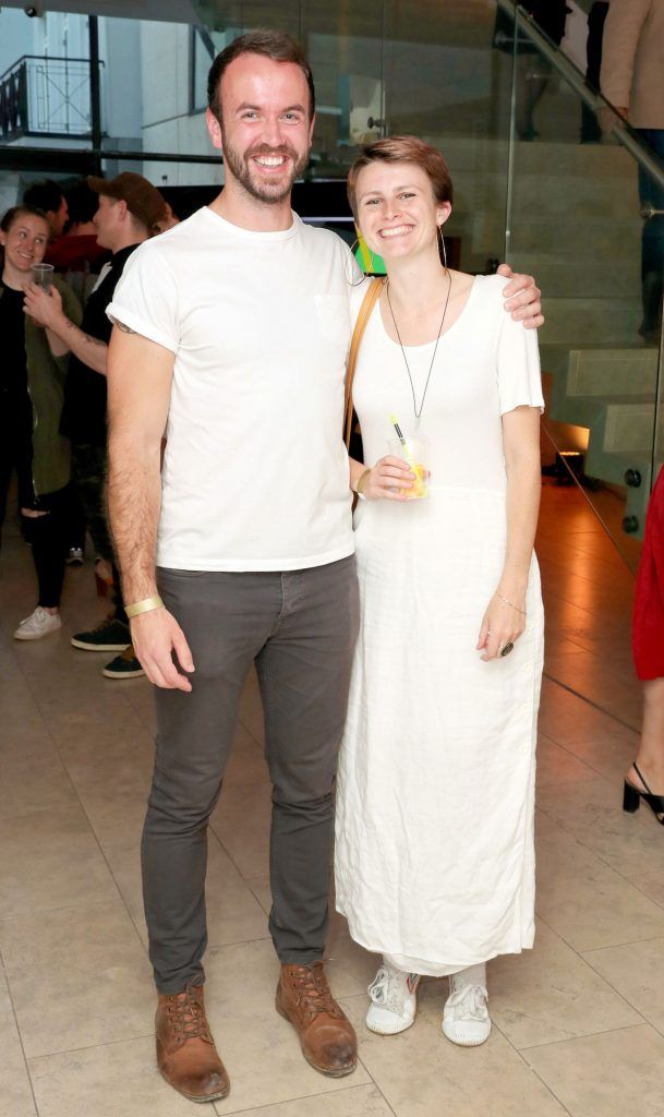 Fergal Dunne and Heather Gray at the RHA Hennessy Lost Friday (7th July), a night showcasing Ireland's most cutting edge and dynamic artists, musicians, and creatives. Pic: Marc O'Sullivan