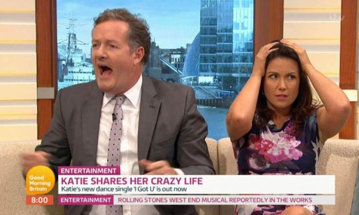 Piers Morgan and Katie Price had a desperately bad sing-off on Good Morning Britain