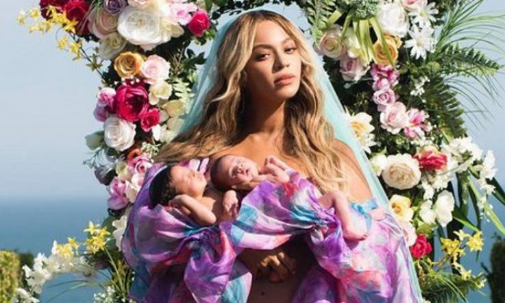 Beyonce shared the first photo of her newborn twins and damn near broken the internet