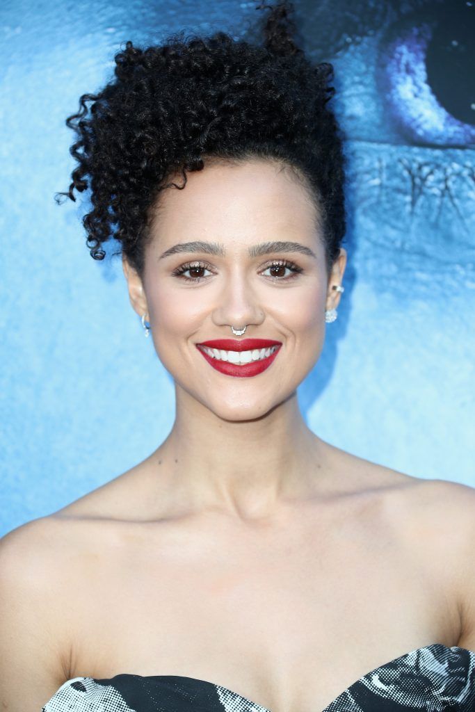 Actor Nathalie Emmanuel attends the premiere of HBO's "Game Of Thrones" season 7 at Walt Disney Concert Hall on July 12, 2017 in Los Angeles, California.  (Photo by Frederick M. Brown/Getty Images)