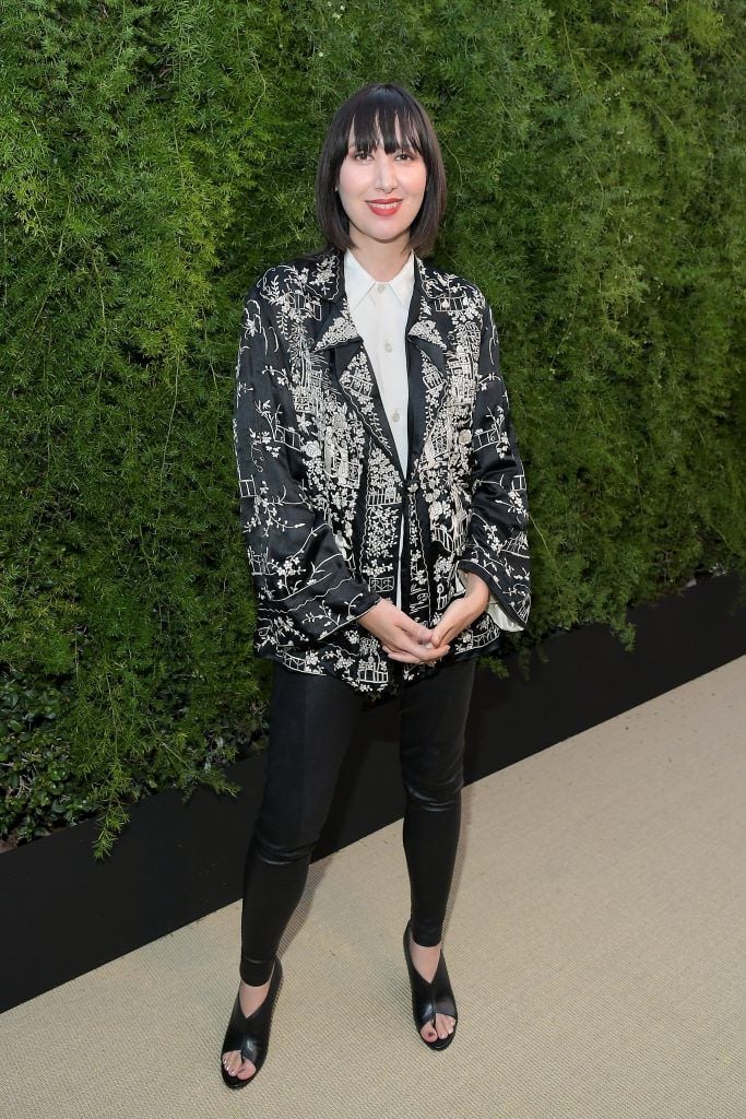 Karen O at CHANEL Dinner Celebrating Lucia Pica & The Travel Diary Makeup Collection on July 12, 2017 in Los Angeles, California.  (Photo by Charley Gallay/Getty Images for CHANEL)