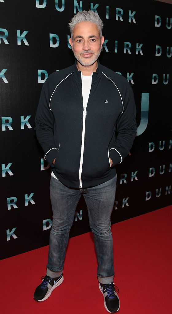 Baz Ashmawy pictured at the Dublin premiere of the film Dunkirk at the Lighthouse Cinema, Dublin. Picture by Brian McEvoy