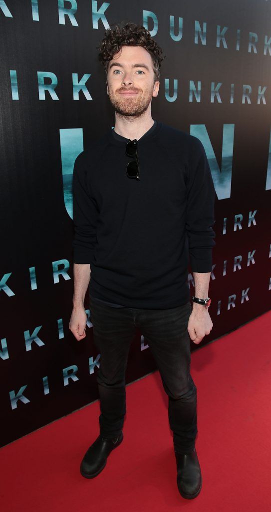 Tom Martin pictured at the Dublin premiere of the film Dunkirk at the Lighthouse Cinema, Dublin. Picture by Brian McEvoy