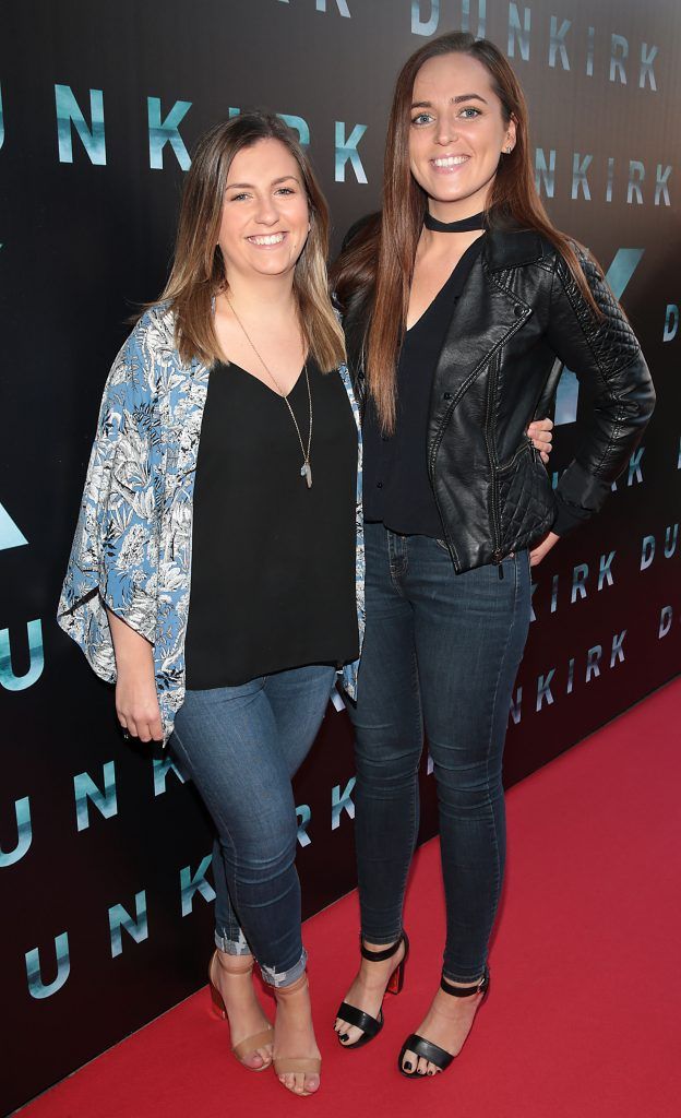 Katy Connell and Sinead Bane pictured at the Dublin premiere of the film Dunkirk at the Lighthouse Cinema, Dublin. Picture by Brian McEvoy