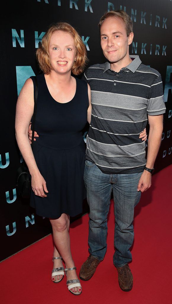 Sarah Sharkey and Rvar Ari Bjarwasow pictured at the Dublin premiere of the film Dunkirk at the Lighthouse Cinema, Dublin. Picture by Brian McEvoy