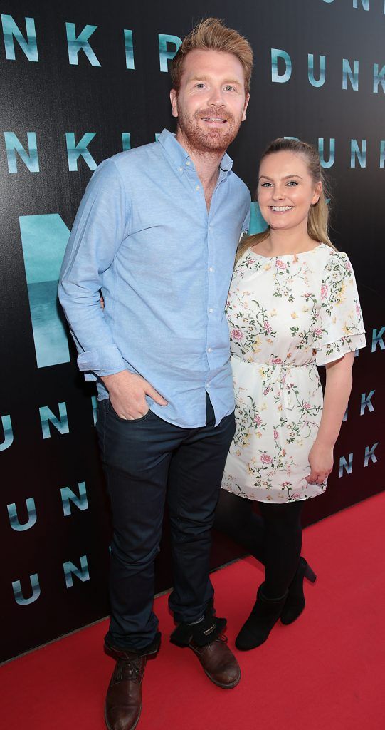 Gary Gannon and Rachel Caffrey pictured at the Dublin premiere of the film Dunkirk at the Lighthouse Cinema, Dublin. Picture by Brian McEvoy