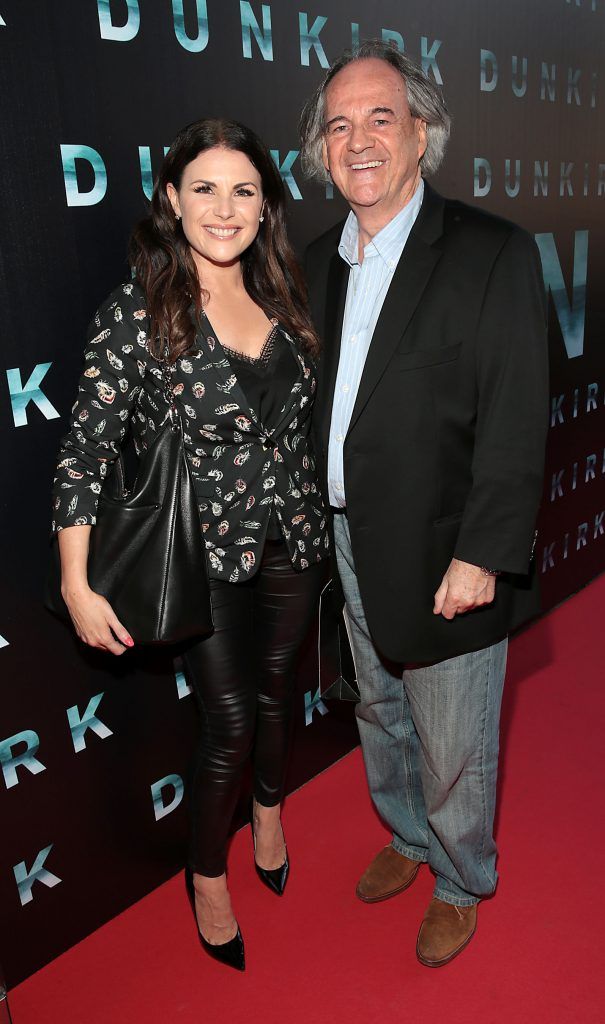 Lisa Cannon and her father Mick Cannon  pictured at the Dublin premiere of the film Dunkirk at the Lighthouse Cinema, Dublin. Picture by Brian McEvoy