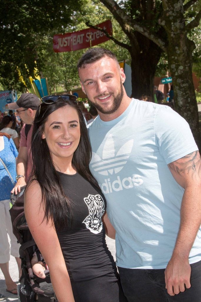 Megan Kearnie  and  Stuart Beards pictured at the Just Eat Street at City Spectacular in Fitzgerald Park, Cork City. Photo by Allen Kiely