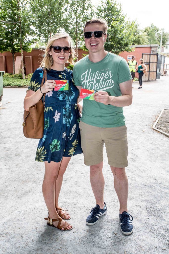 Meadhbh O'Helily and  Barry Nyham pictured at the Just Eat Street at City Spectacular in Fitzgerald Park, Cork City. Photo by Allen Kiely