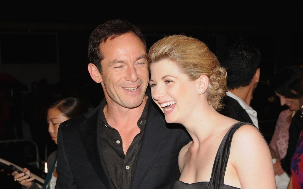 Jason Isaacs (L) and Jodie Whittaker arrives at the "Good" premiere during the 2008 Toronto International Film Festival held at the Winter Garden Theatreon September 8, 2008 in Toronto, Canada.  (Photo by C.J. LaFrance/Getty Images)