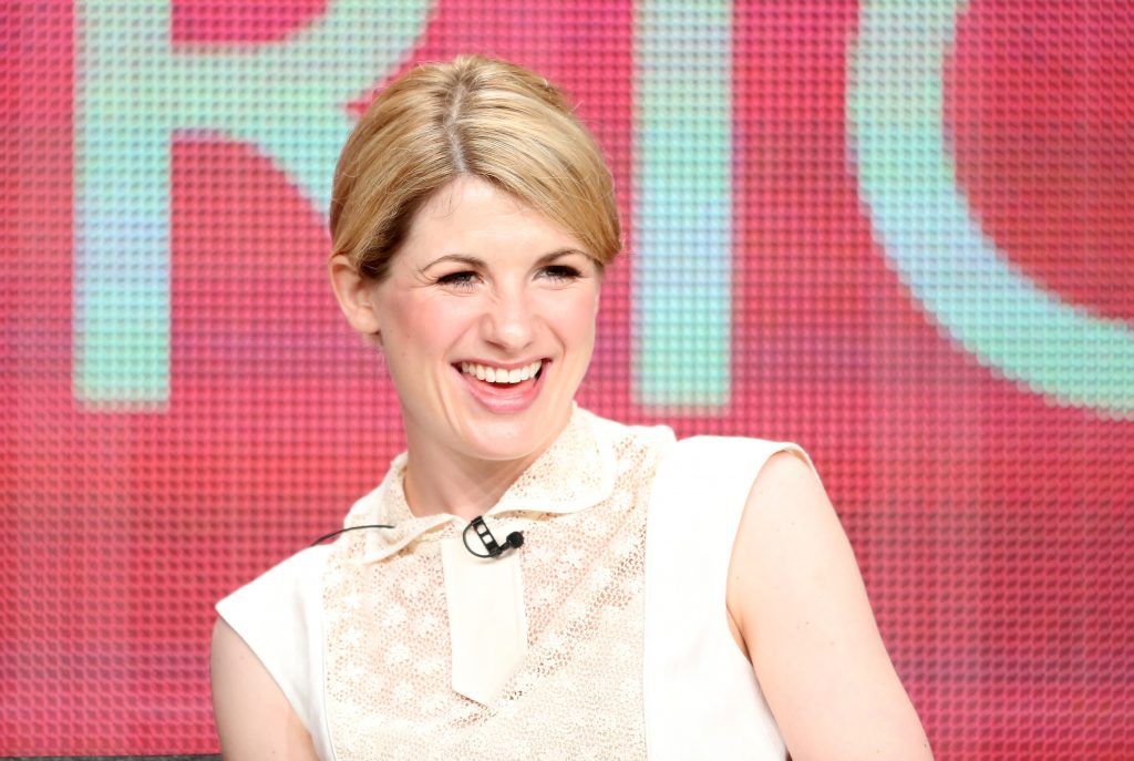 Jodie Whittaker speaks onstage at the "Broadchurch" panel discussion during the BBC America portion of the 2013 Summer Television Critics Association tour. (Photo by Frederick M. Brown/Getty Images)