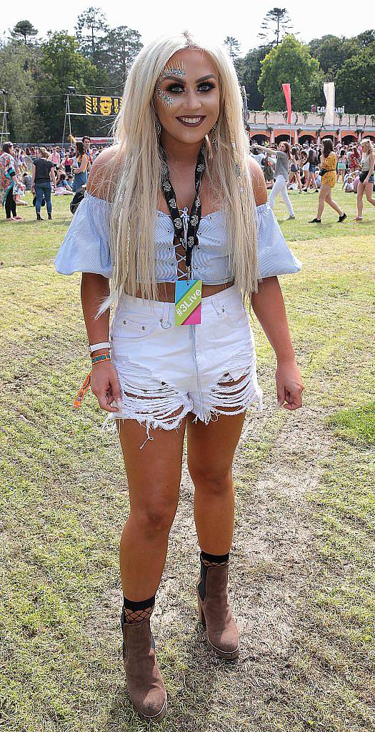 Jade Mullett at the 3Live experience at Longitude in Marlay Park, Dublin (14th July 2017). Picture by Brian McEvoy