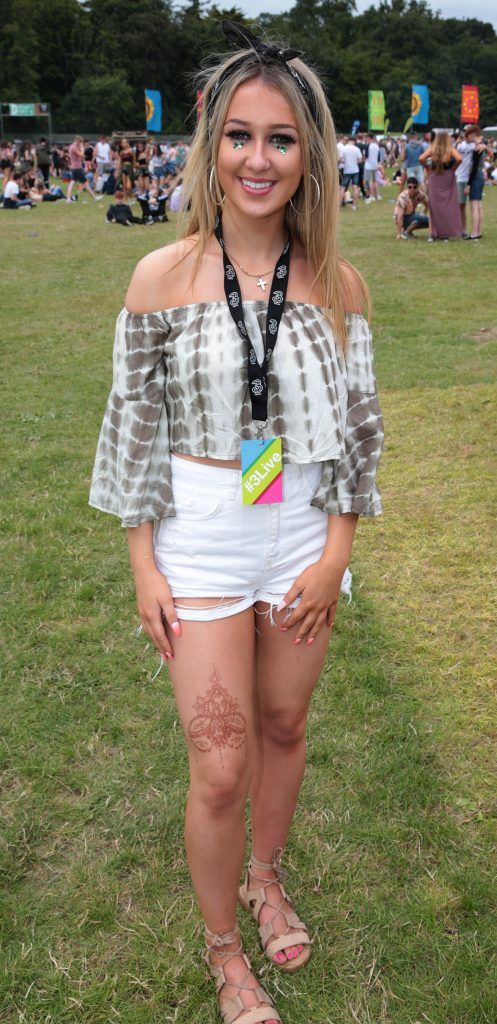 Ellen O Gorman at the 3Live experience at Longitude in Marlay Park, Dublin (14th July 2017). Picture by Brian McEvoy