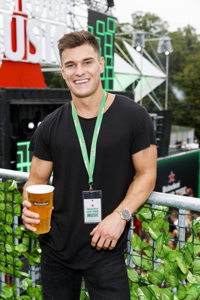 Rob Lipsett pictured at the Heineken 'Live Your Music' area, a new music experience that the crowd can control, at Longitude Festival 2017, Marlay Park. Picture by Andres Poveda