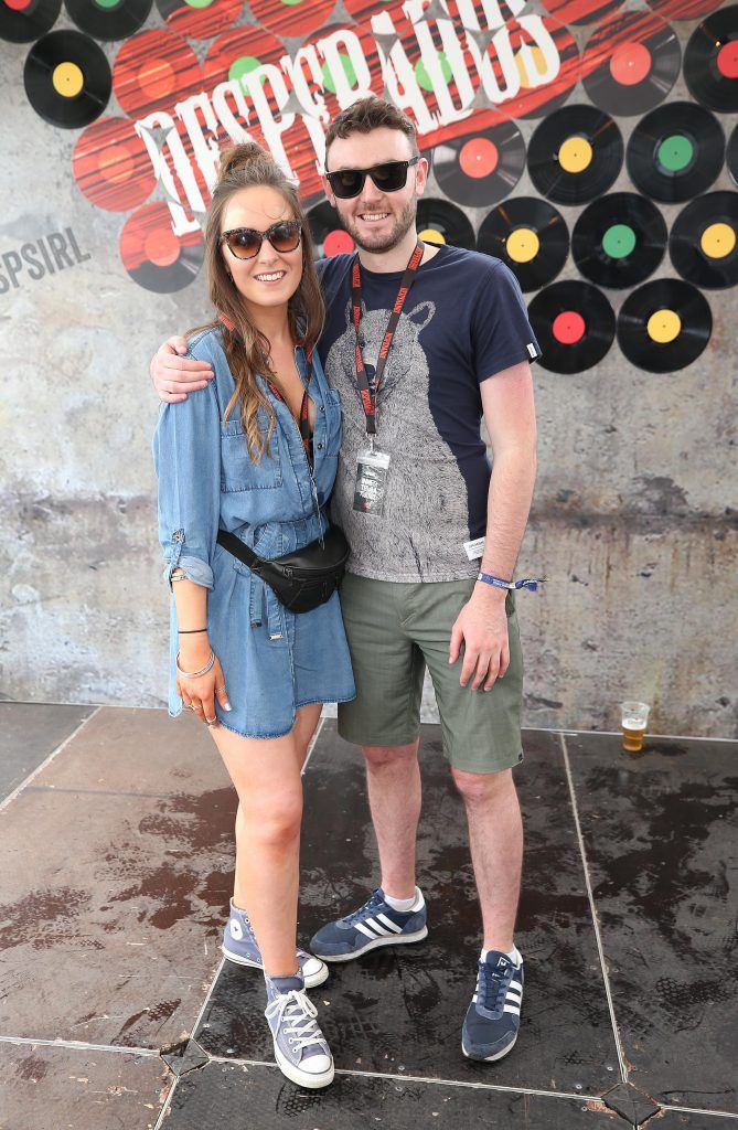Emma Kerwick and Donnacha Quinn pictured at Desperados Inner Tequila Studios (14th July 2017) at Longitude, Marlay Park. Pic by Robbie Reynolds