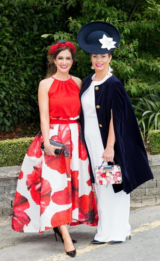 Rebecca Rose Quigley from Monaghan and Suzanne Ryan from Oldtown pictured at the Boodles Ladies Day at The Darley Irish Oaks which took place at the Curragh Racecourse on Saturday 15th of July. Photography: Conor Healy Photography