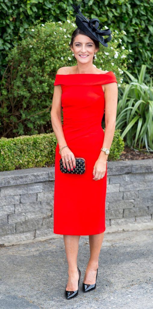Leanne O'Neill from Tyrone pictured at the Boodles Ladies Day at The Darley Irish Oaks which took place at the Curragh Racecourse on Saturday 15th of July. Photography: Conor Healy Photography