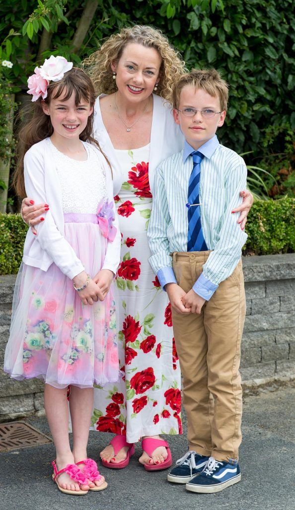Sandra Byrne with Timmy and Audrey from Athy pictured at the Boodles Ladies Day at The Darley Irish Oaks which took place at the Curragh Racecourse on Saturday 15th of July. Photography: Conor Healy Photography