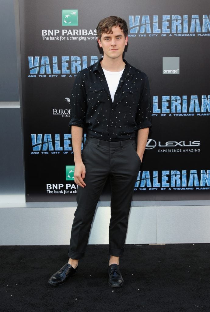 Connor Franta attends the premiere of EuropaCorp and STX Entertainment's "Valerian and The City of a Thousand Planets" at TCL Chinese Theatre on July 17, 2017 in Hollywood, California.  (Photo by Neilson Barnard/Getty Images)