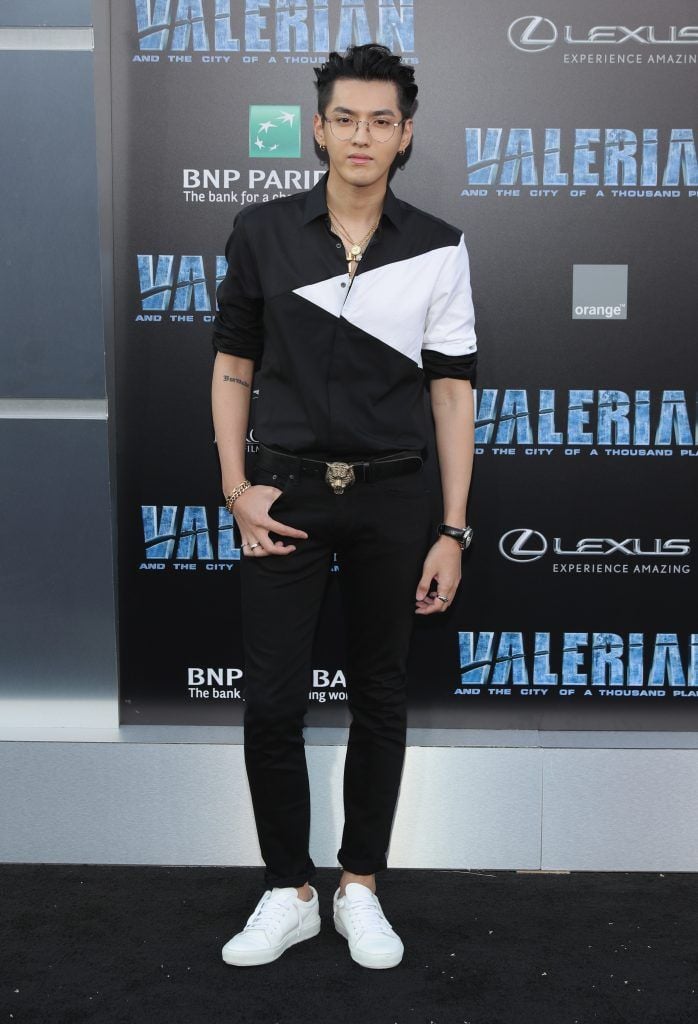 Kris Wu attends the premiere of EuropaCorp and STX Entertainment's "Valerian and The City of a Thousand Planets" at TCL Chinese Theatre on July 17, 2017 in Hollywood, California.  (Photo by Neilson Barnard/Getty Images)