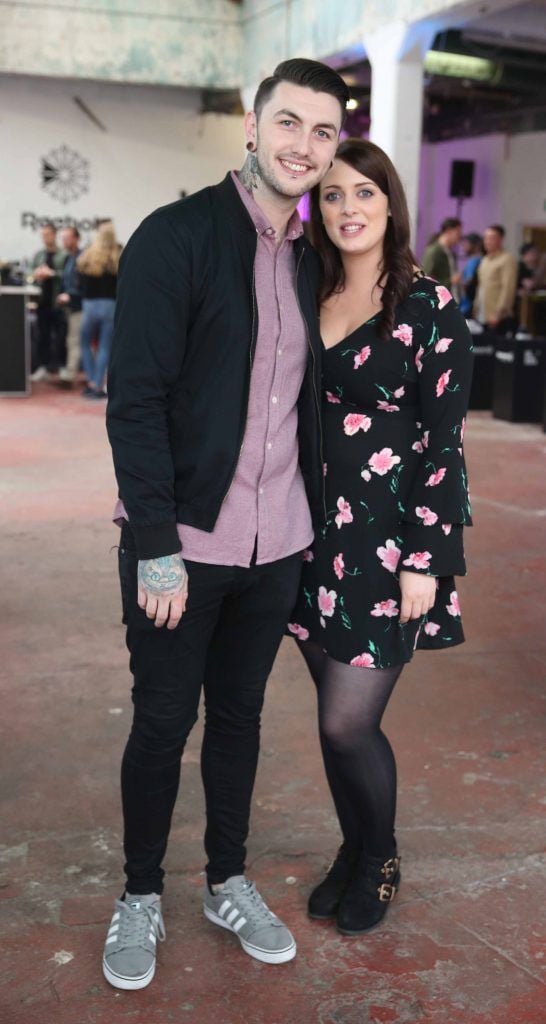 Danny Duggan and Rachel McGarry pictured at the Reebok and Life Style Sports event at The Chocolate Factory. Photo: Leon Farrell/Photocall Ireland