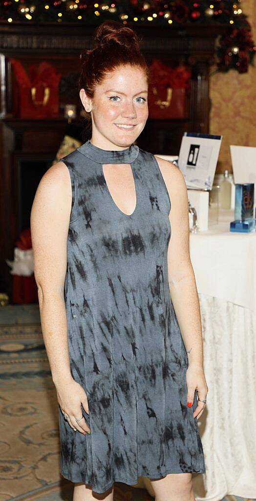 Kirsten Trower at Johnson Brothers Prestige Christmas in July beauty showcase at the Shelbourne Hotel. Photo by Kieran Harnett