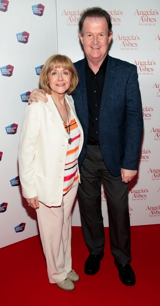 Biilei Morton and Aongus McAnanally at the World Premiere of Angela's Ashes the Musical at the Bord Gais Energy Theatre, Dublin. Photo by Brian McEvoy