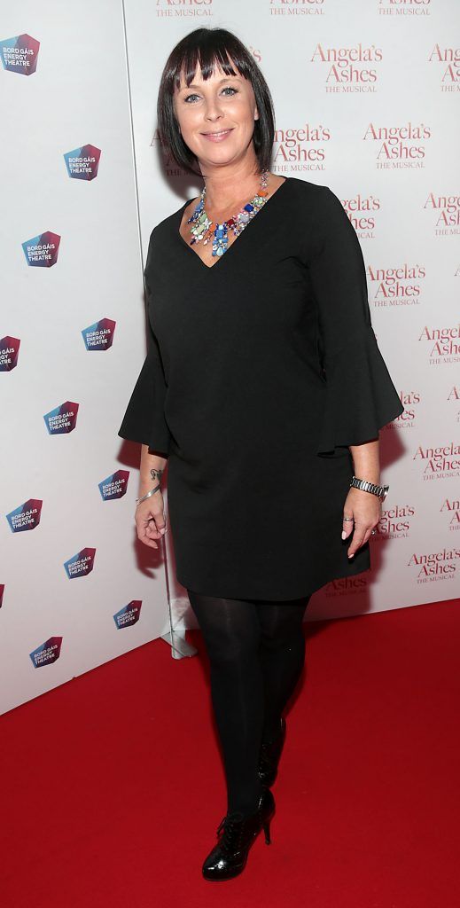 Jackie Harte at the World Premiere of Angela's Ashes the Musical at the Bord Gais Energy Theatre, Dublin. Photo by Brian McEvoy