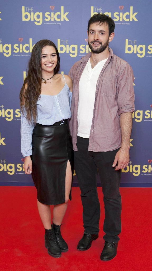 Aisling McCarthy and Kieran Brennan 
at the special preview screening of the film The Big Sick at the Odeon Point Square, Dublin. Photo by Brian McEvoy