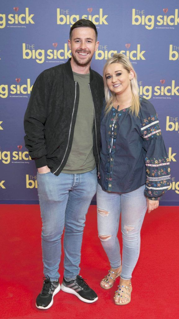 Jonathan Lambert and Rebecca Fox at the special preview screening of the film The Big Sick at the Odeon Point Square, Dublin. Photo by Brian McEvoy