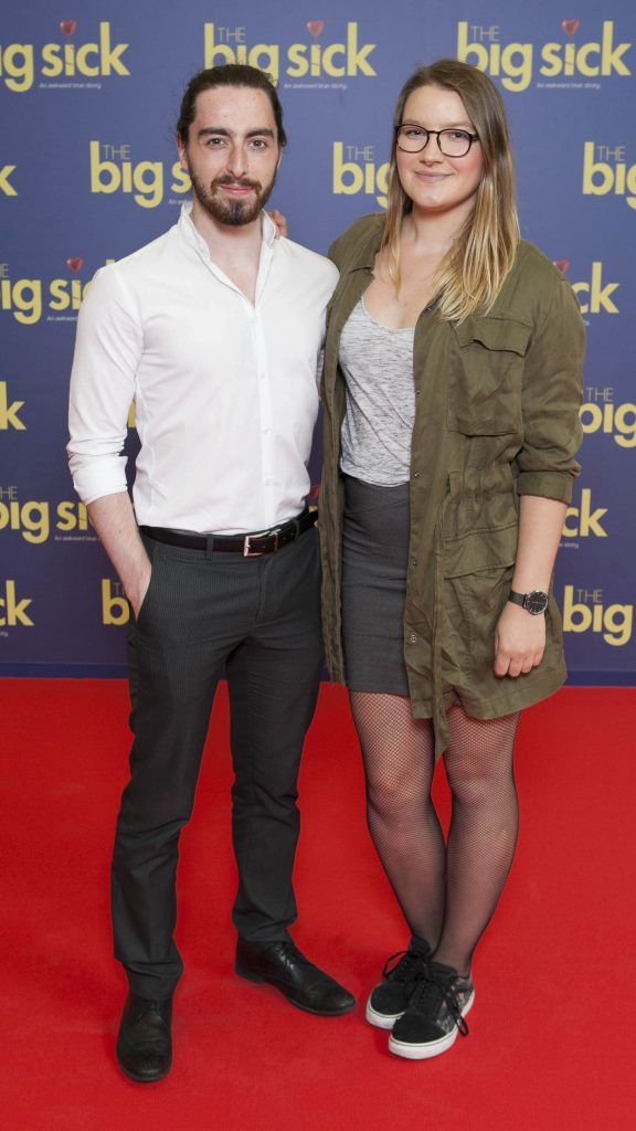 Gavin Connorton and Frankie Bosman at the special preview screening of the film The Big Sick at the Odeon Point Square, Dublin. Photo by Brian McEvoy