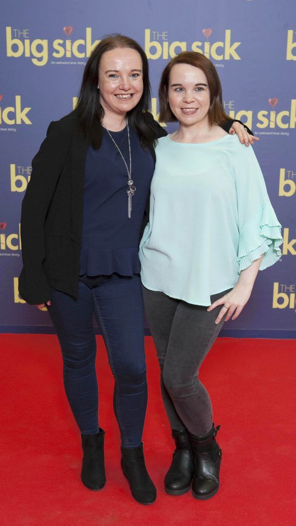 Sandra Newman and Linda Newman at the special preview screening of the film The Big Sick at the Odeon Point Square, Dublin. Photo by Brian McEvoy