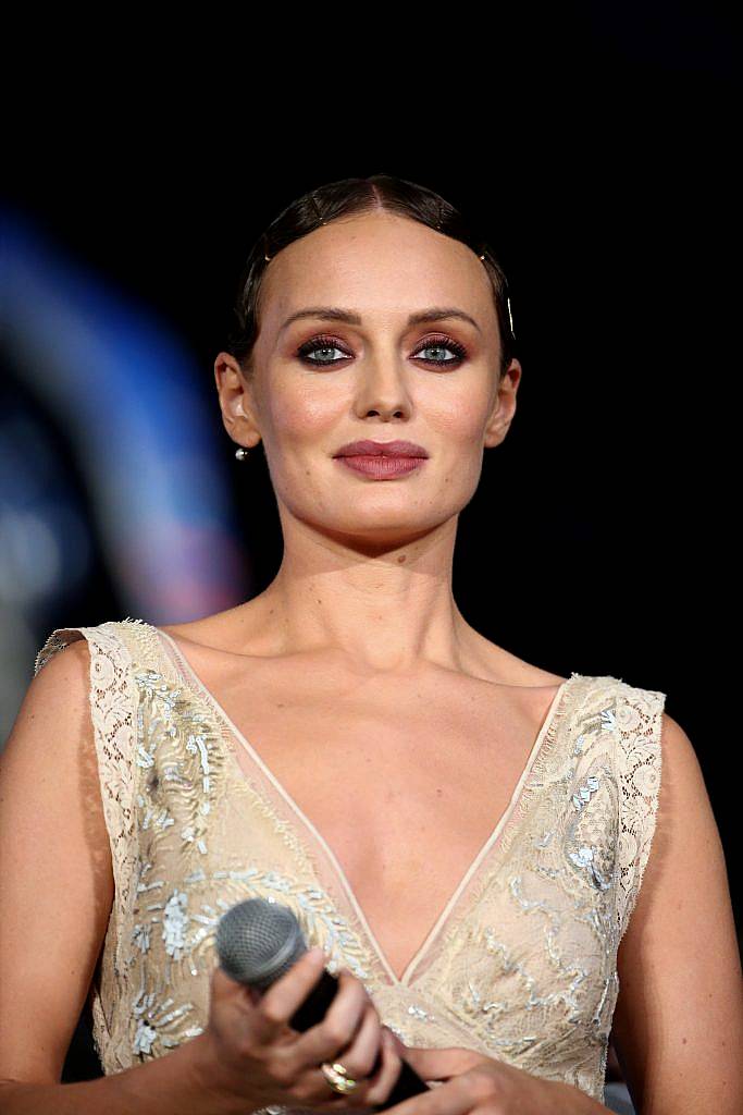 Laura Haddock attends the Japanese premiere of "Transformers: The Last Knight" at TOHO Cinemas Shinjuku  on July 20, 2017 in Tokyo, Japan.  (Photo by Koji Watanabe/Getty Images for Paramount Pictures)