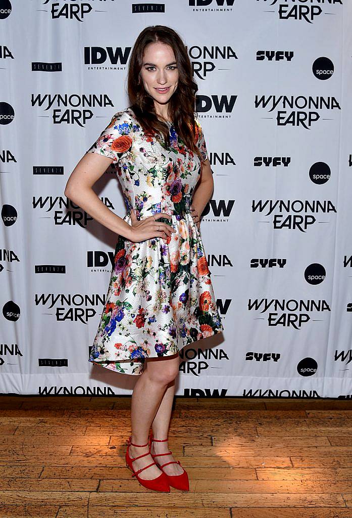 Actor Melanie Scrofano at the "Wynonna Earp" Media Mixer with cast and Fan Appreciation Party during Comic-Con International 2017 on July 20, 2017 in San Diego, California.  (Photo by Mike Coppola/Getty Images)