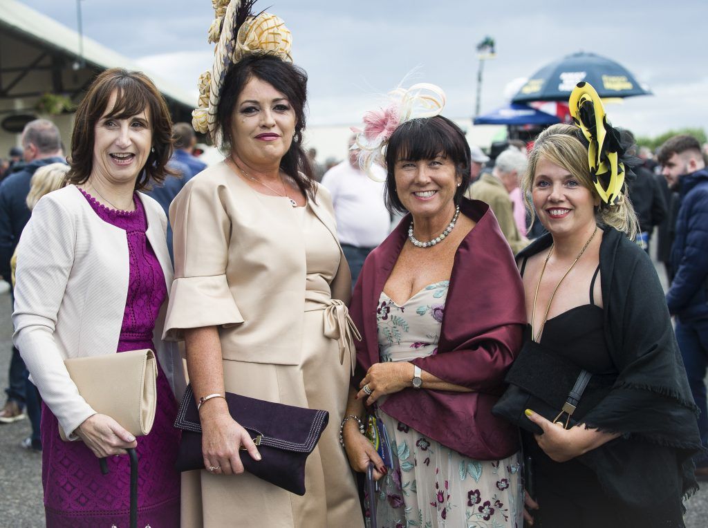 Pictured at the Best Dressed Lady competition at Kilbeggan Races 2017. It was judged by Darren Kennedy and Alison Roe and sponsored by Wineport Lodge. Photo by Paul Sherwood Photography