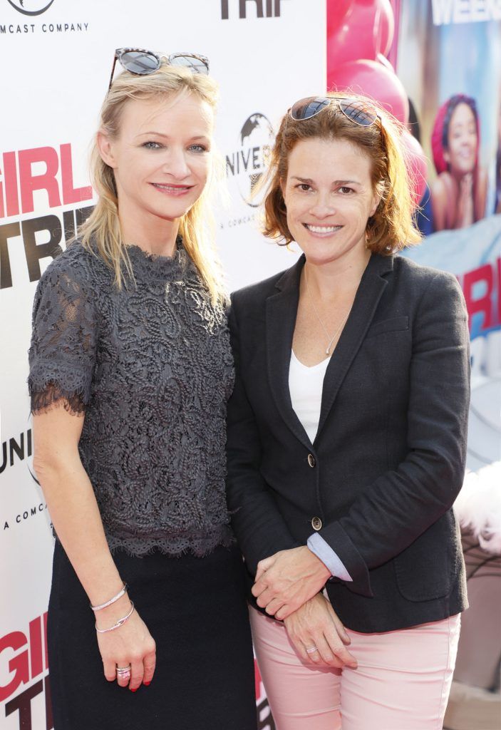 Avril Brophy and Emma Colleary at the Universal Pictures special preview screening of Girls Trip at Rathmines Omniplex. Photo Kieran Harnett