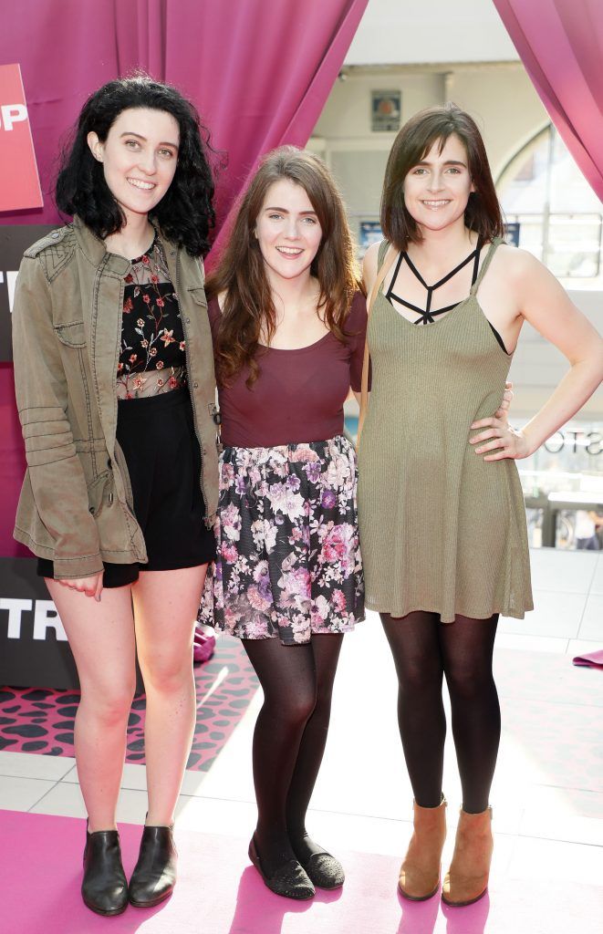 Katelin Smith, Simone Smith and Shauna Donohoe at the Universal Pictures special preview screening of Girls Trip at Rathmines Omniplex. Photo Kieran Harnett