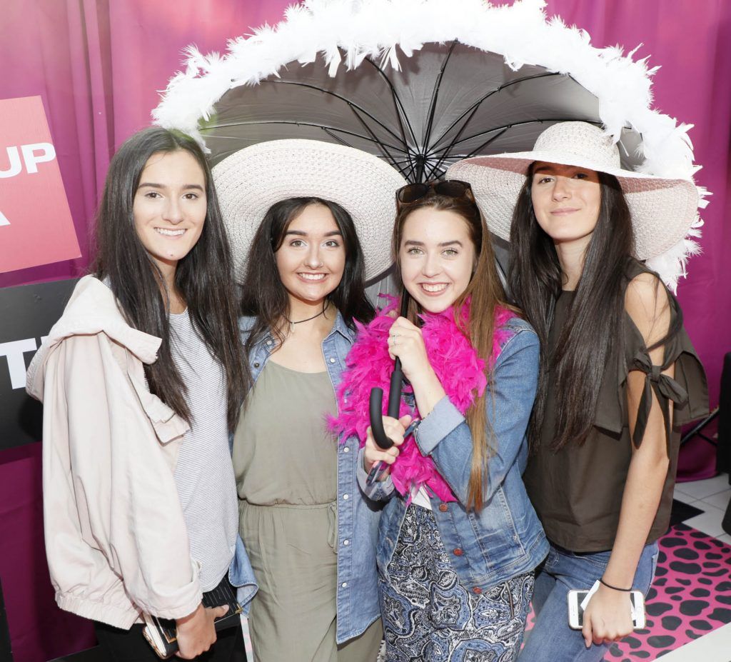 Keava Connolly, Rebecca Boyd, Chloe O'Kane and Kaya Connolly at the Universal Pictures special preview screening of Girls Trip at Rathmines Omniplex. Photo Kieran Harnett