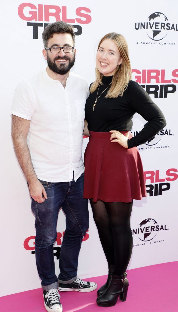 Patrick Kavanagh and Sinead Moloney at the Universal Pictures special preview screening of Girls Trip at Rathmines Omniplex. Photo Kieran Harnett