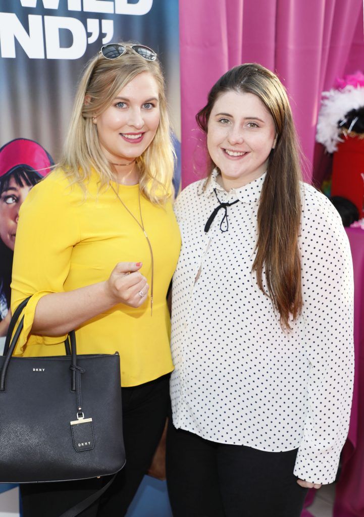 Rachel Stuart and Katy Naughton at the Universal Pictures special preview screening of Girls Trip at Rathmines Omniplex. Photo Kieran Harnett