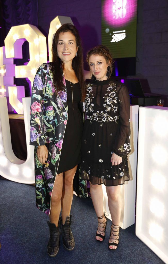 Pictured are (LtoR) Stephanie Preissner and Faye McGillicuddy at the 2017 U Magazine 30 under 30 awards in association with Boots in Club 22 in Dublin, 25th July. Photography: Sasko Lazarov/Photocall Ireland