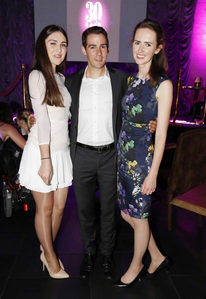 Pictured are (LtoR) Ciaran Ahern, Maeve O Rourke and Jennifer Harihane at the 2017 U Magazine 30 under 30 awards in association with Boots in Club 22 in Dublin, 25th July. Photography: Sasko Lazarov/Photocall Ireland