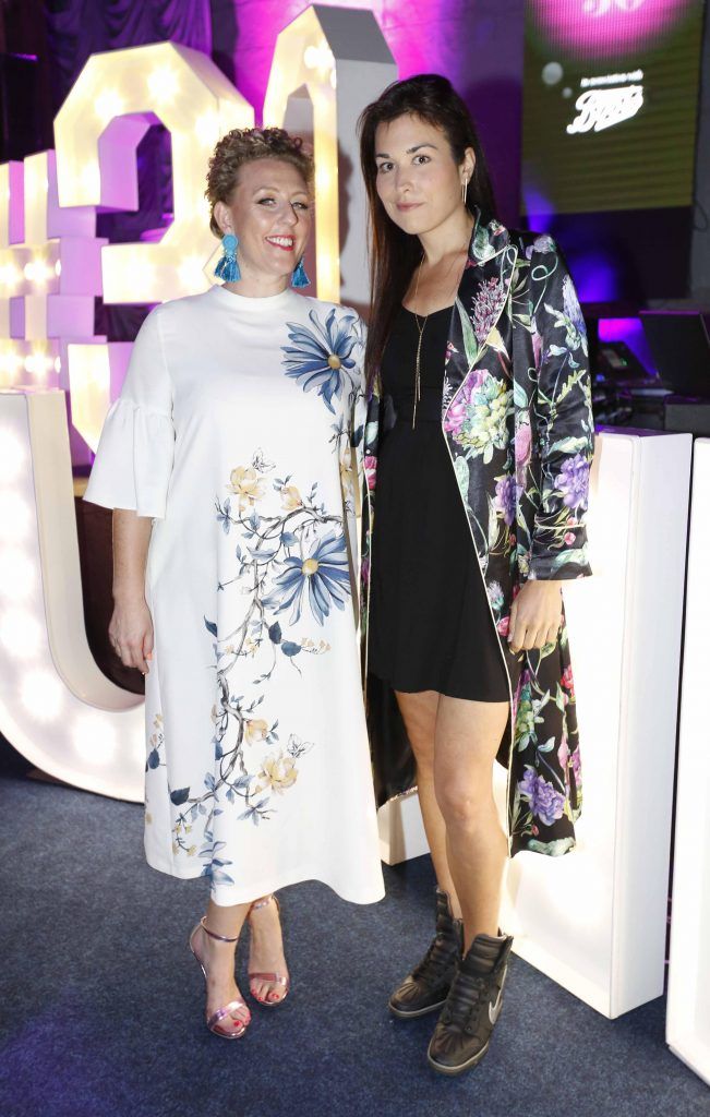 Pictured are (LtoR) Aisling O'Toole and Stephanie Preissner at the 2017 U Magazine 30 under 30 awards in association with Boots in Club 22 in Dublin, 25th July. Photography: Sasko Lazarov/Photocall Ireland